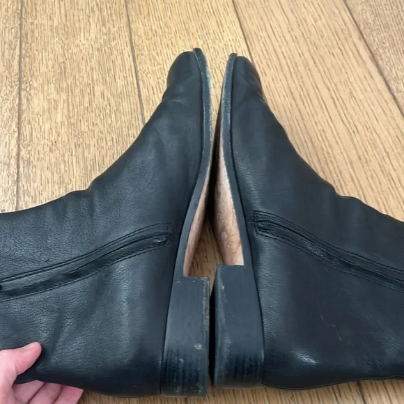 Loeffler Randall Ronnie Slim Tall Ankle Boots with Welt Size 11.5